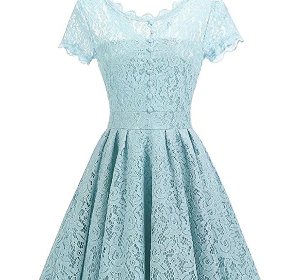 Elegant Vintage Cocktail Party Swing Dress